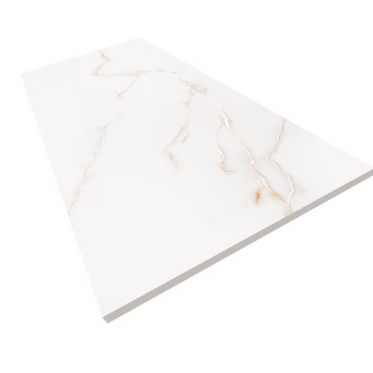 Carving Endless Statuario Gold Vein