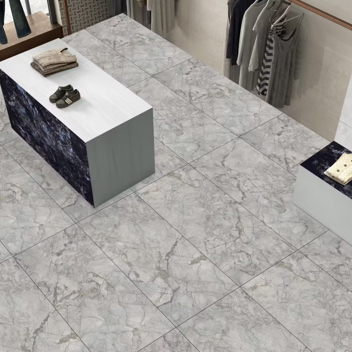 DR Carving Grey Stone Marble