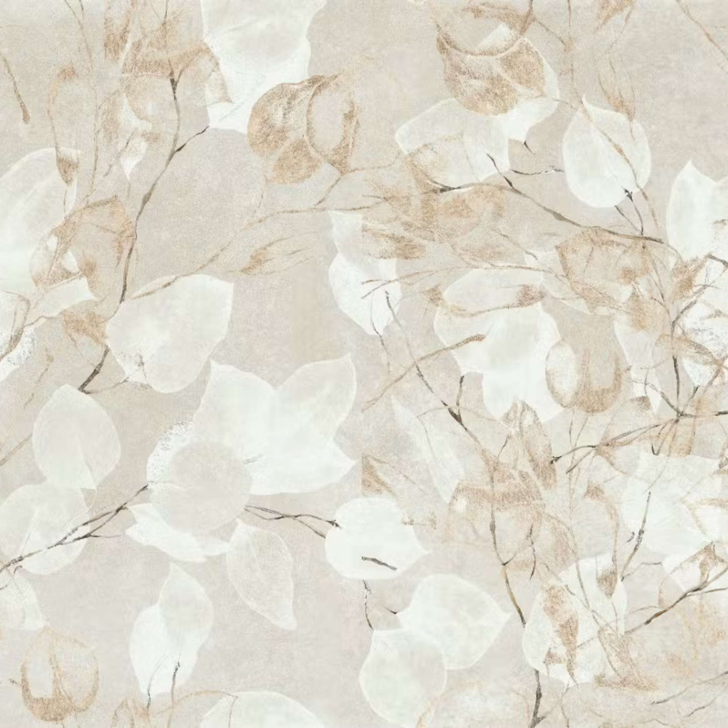 DR Decor Autumn Petals Art Beige