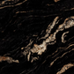 Super Gloss Black Golden Marble