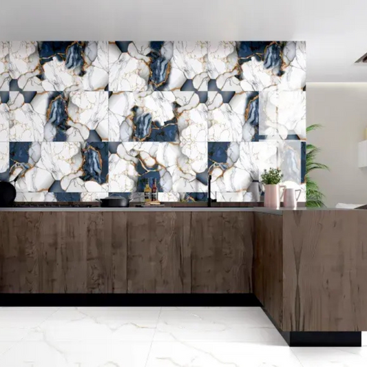 DR Carving Endless Statuario Gold Vein